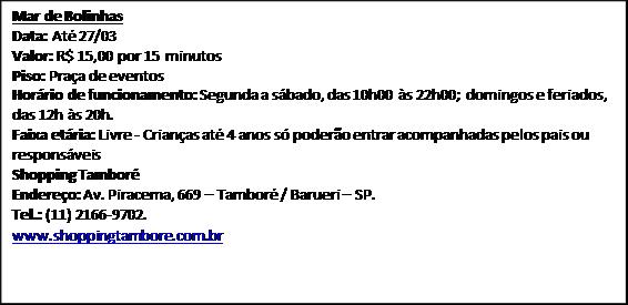 mar de bolinhas