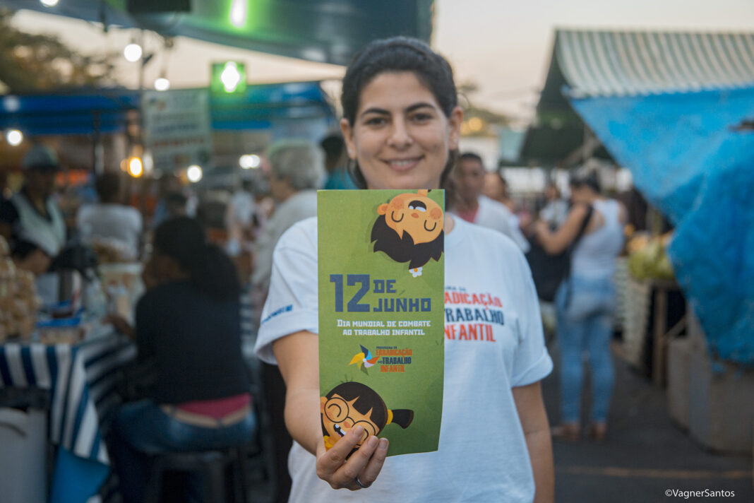 Ações de conscientização realizadas por meio do PETI, em 2019