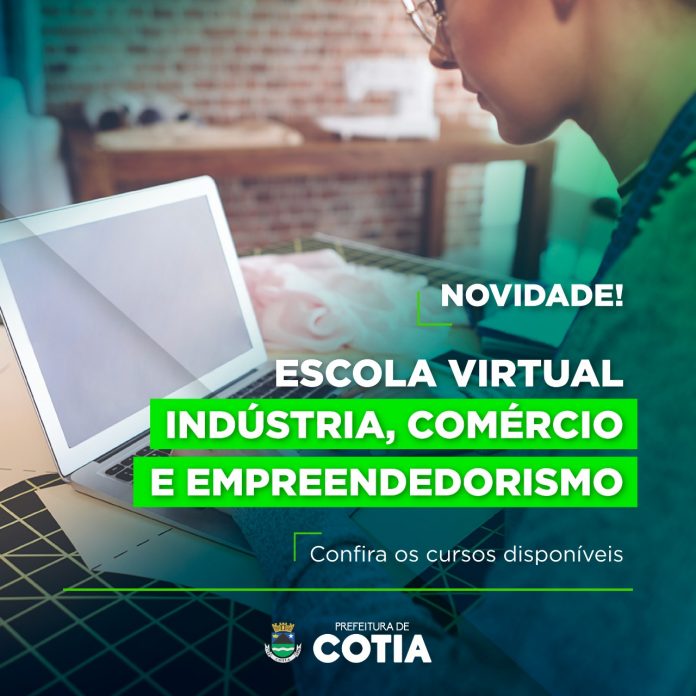 Cotia lança a "Escola Virtual" com oportunidades de cursos gratuitos