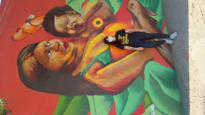 Beco do Batman: novo graffiti homenageia cacique Bia, líder do povo Kokama