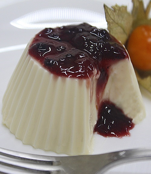 Panna Cotta Light com Iogurte e