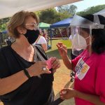 Rotary realiza testes gratuitos de Covid no Parque Tereza Maia
