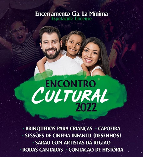 Uma tarde de Arte e Lazer está preparada para o 1º Encontro Cultural de Cotia de 2022 no Km 21 para crianças e famílias