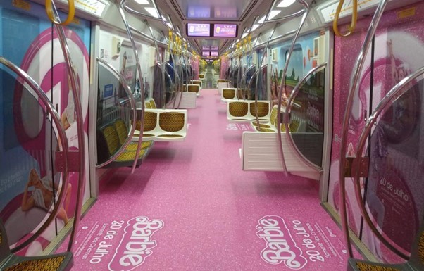 vagão BArbie