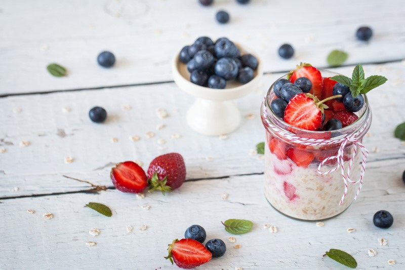 Overnight oats antioxidante