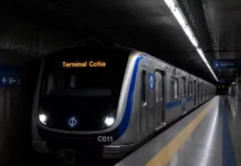 Estação Parque Alexandra da Linha 22-Marrom terá garagem para 112 carros
